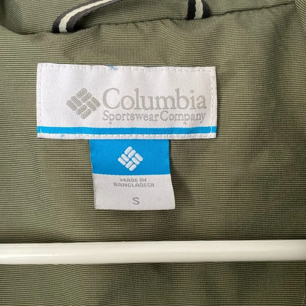 Columbia Army Green Remoteness Jacket Size Small